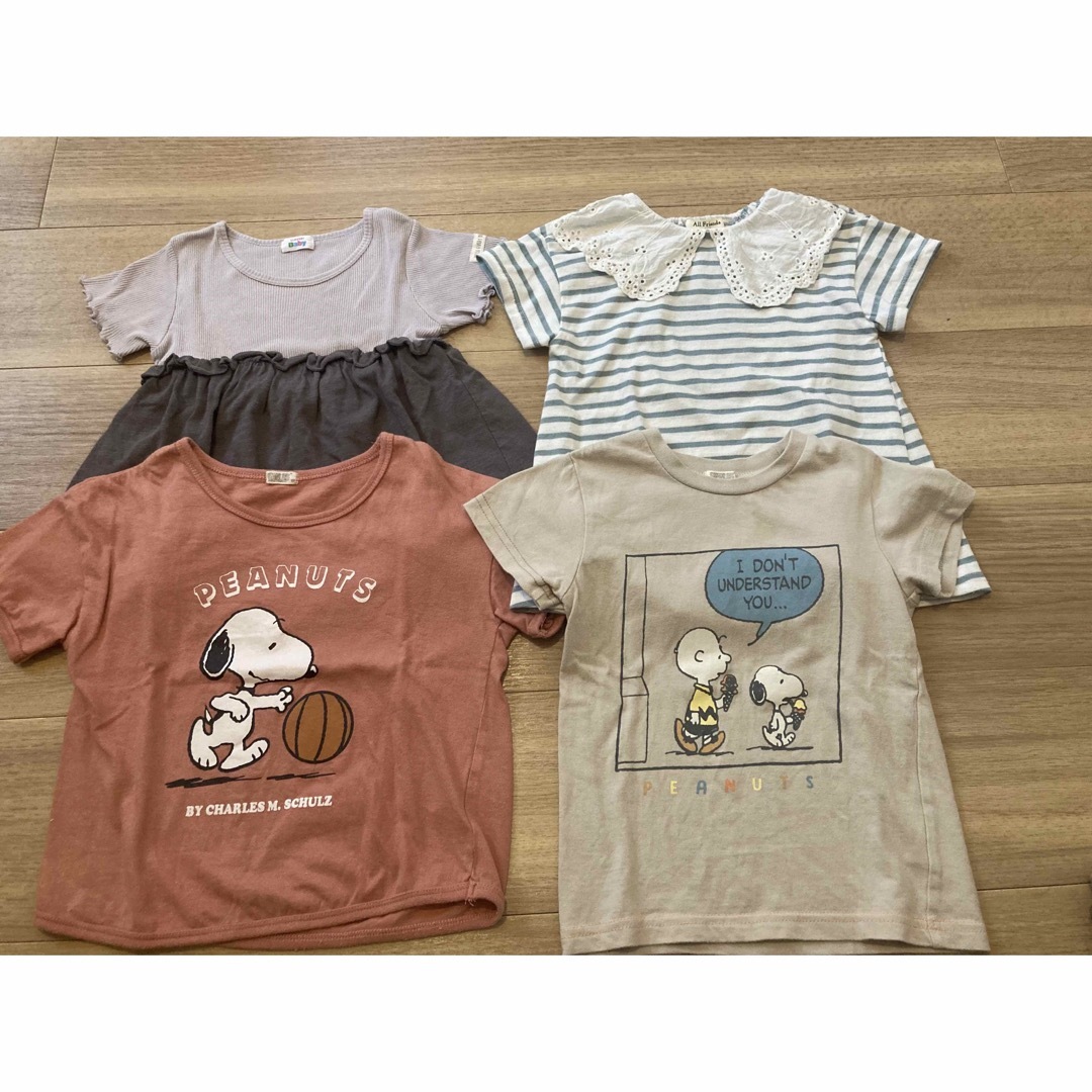 キッズ　女の子　100センチ　まとめ売り キッズ/ベビー/マタニティのキッズ服女の子用(90cm~)(Tシャツ/カットソー)の商品写真