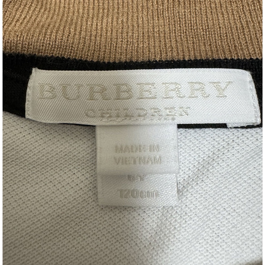 BURBERRY(バーバリー)のキッズBurberryポロシャツ キッズ/ベビー/マタニティのキッズ服男の子用(90cm~)(Tシャツ/カットソー)の商品写真