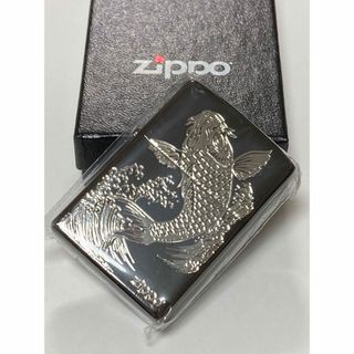 昇り鯉 ブラック ZIPPO(その他)