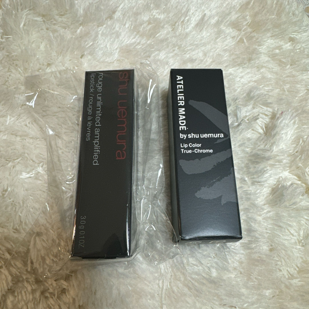 shu uemura(シュウウエムラ)の【未使用】シュウウエムラ　リップ　2本 コスメ/美容のベースメイク/化粧品(口紅)の商品写真