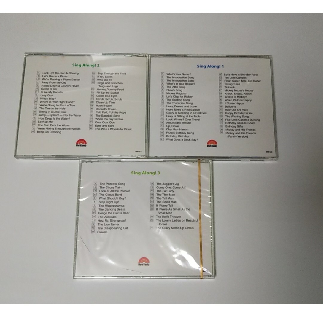 ディズニー英語システム　Sing Along! DWE　CD3枚 エンタメ/ホビーのCD(キッズ/ファミリー)の商品写真