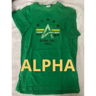 アルファ(alpha)のALPHA アルファ 半袖Tシャツ Mサイズ(Tシャツ/カットソー(半袖/袖なし))