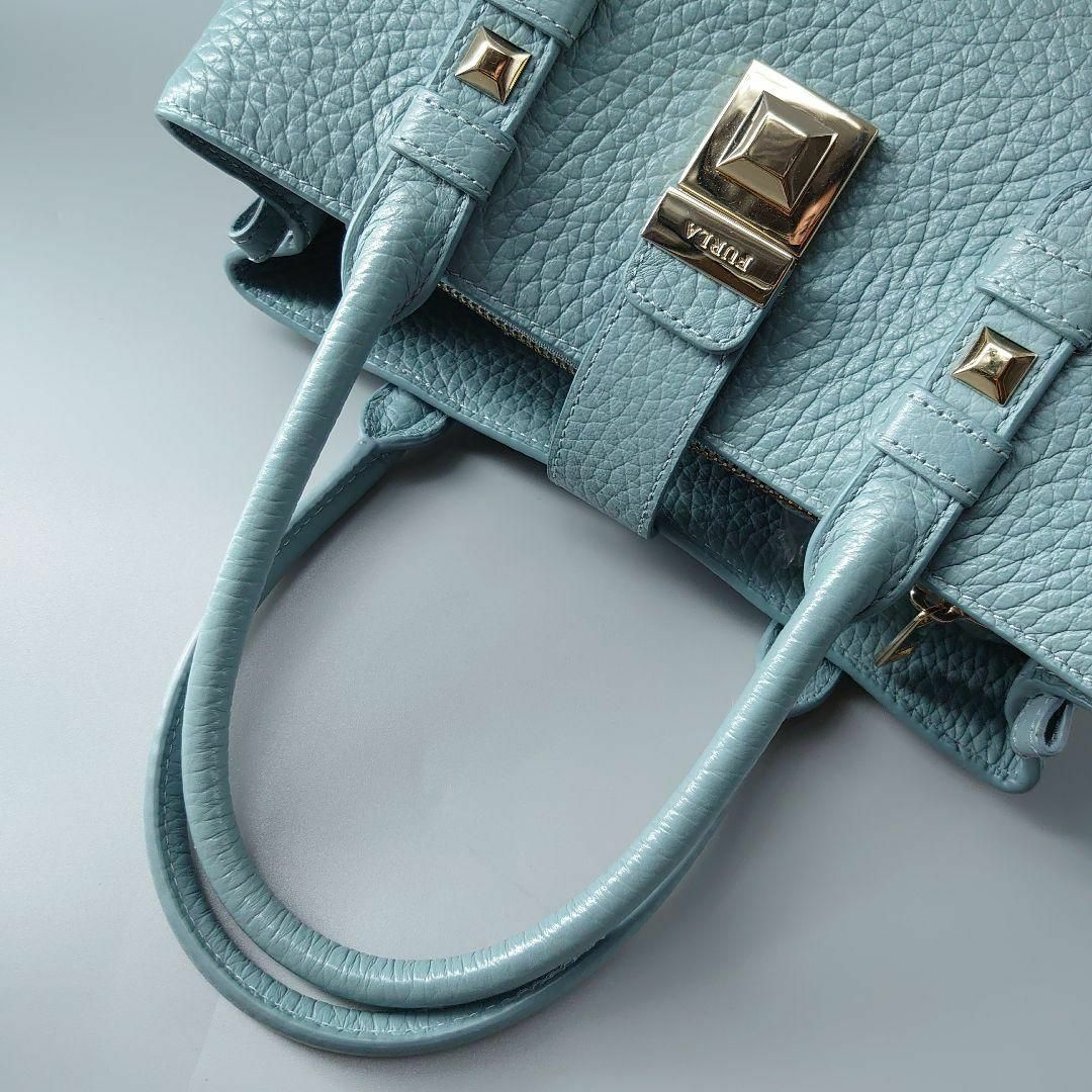 Furla(フルラ)のフルラ JOANN S TOTE ジョアン 2way ブルー レザー レディースのバッグ(ショルダーバッグ)の商品写真