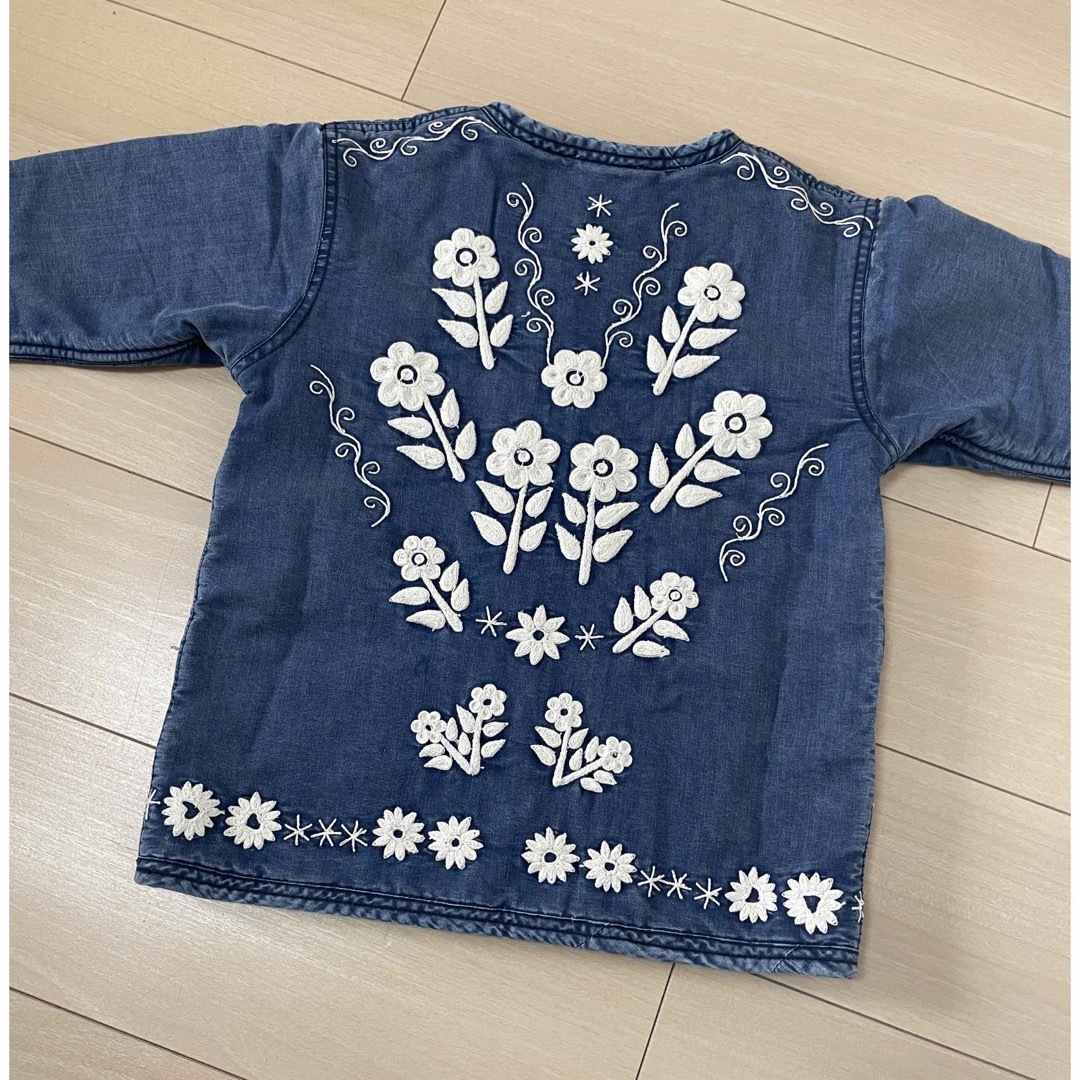 SOOR PLOOM(ソーアプルーム)のbonjour diary denim jacket 6y キッズ/ベビー/マタニティのキッズ服女の子用(90cm~)(ジャケット/上着)の商品写真