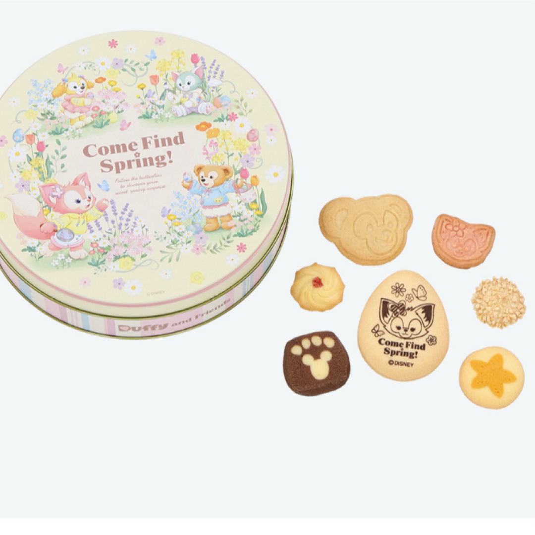 ダッフィー(ダッフィー)のディズニーシー🎀アソーテッド　クッキー🍰ダッフィーフレンズ🍰リーナベル 食品/飲料/酒の食品(菓子/デザート)の商品写真