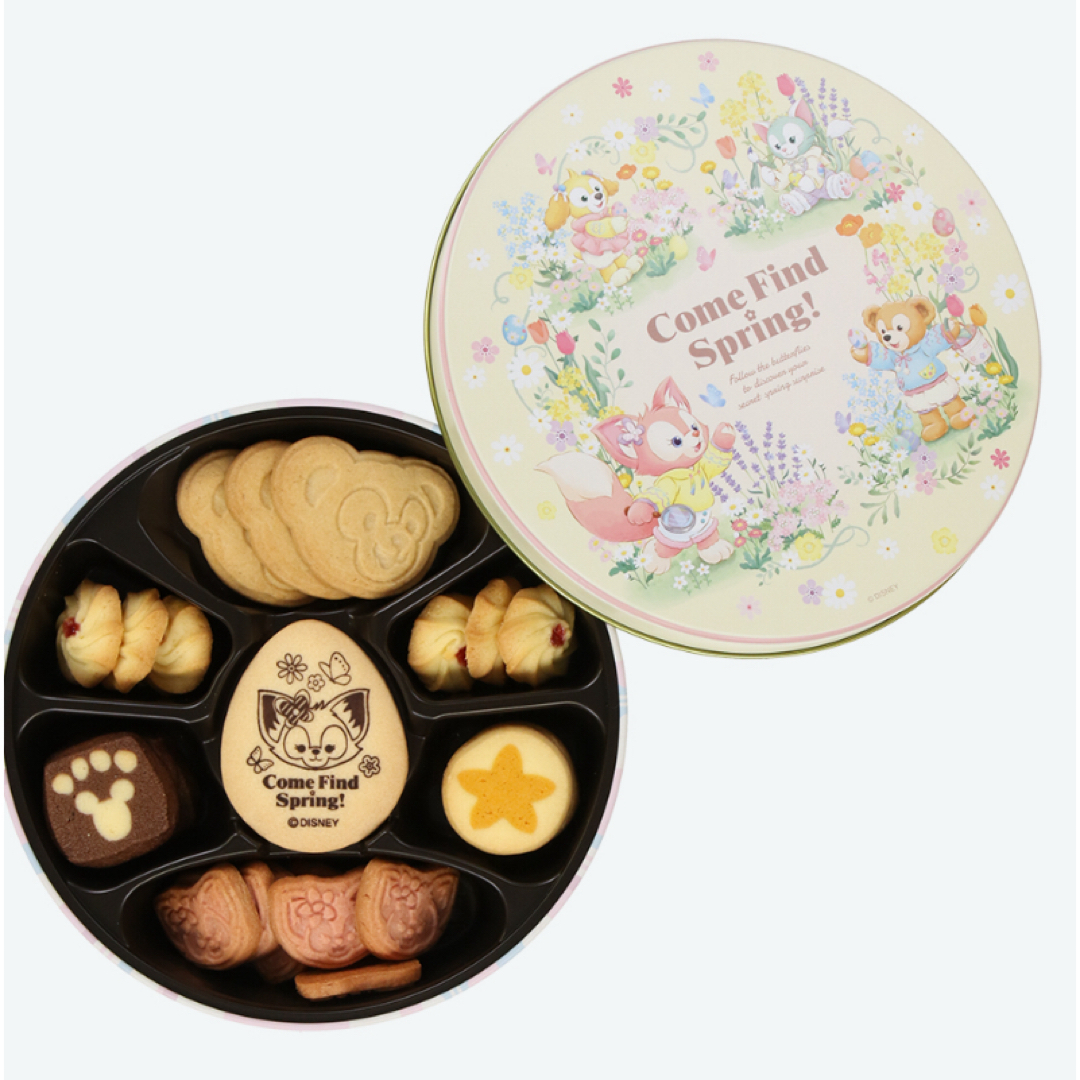 ダッフィー(ダッフィー)のディズニーシー🎀アソーテッド　クッキー🍰ダッフィーフレンズ🍰リーナベル 食品/飲料/酒の食品(菓子/デザート)の商品写真