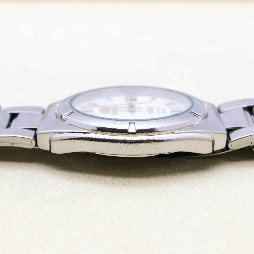 ORIENT(オリエント)の◆希少 稼働  Orient CRYSTAL 腕時計 シルバー デイト メンズp メンズの時計(腕時計(アナログ))の商品写真