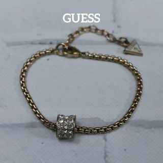 ゲス(GUESS)の【匿名配送】GUESS ゲス ブレスレット ピンクゴールド ラインストーン(ブレスレット/バングル)