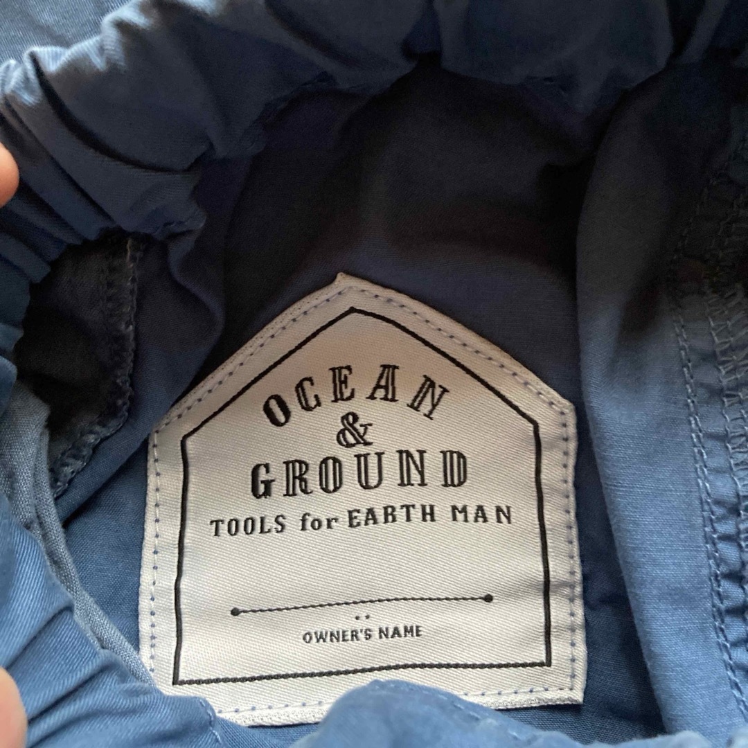 OCEAN&GROUND(オーシャンアンドグラウンド)のOcean&Ground/BLUEU AZUR テーパードパンツ 2着セット キッズ/ベビー/マタニティのキッズ服女の子用(90cm~)(パンツ/スパッツ)の商品写真