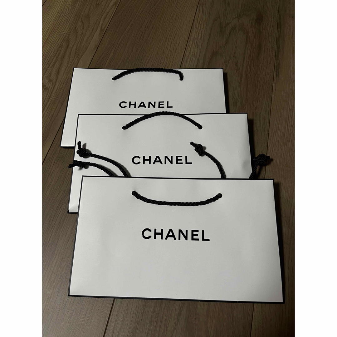 CHANEL(シャネル)のCHANEL（シャネル）ショップバッグ3枚セット コスメ/美容のコスメ/美容 その他(その他)の商品写真