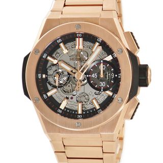 ウブロ(HUBLOT)のウブロ  ビッグバン インテグレーテッド キングゴールド 451.OX.(腕時計(アナログ))