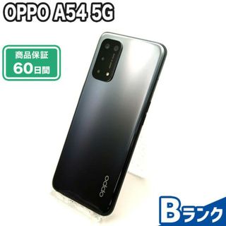 オッポ(OPPO)のSIMロック解除済み OPPO A54 5G OPG02 64GB シルバーブラック au Bランク 本体【ReYuuストア】(スマートフォン本体)