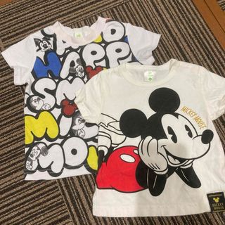 ディズニー(Disney)のミッキーマウス　80 Tシャツ 2枚セット　ディズニー(Ｔシャツ)