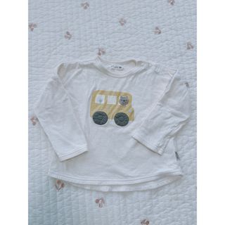 キムラタン(キムラタン)のロンT・くま・サイズ90・キムラタン・オフホワイト(Tシャツ/カットソー)