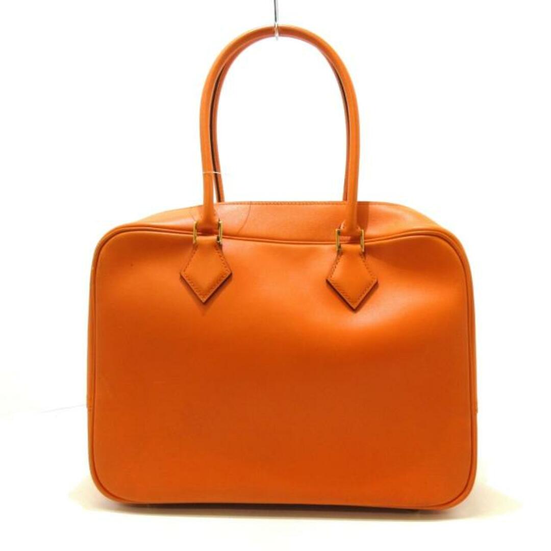 Hermes(エルメス)のHERMES(エルメス) ハンドバッグ プリュム28 オレンジ ゴールド金具 ヴォーガリバー レディースのバッグ(ハンドバッグ)の商品写真