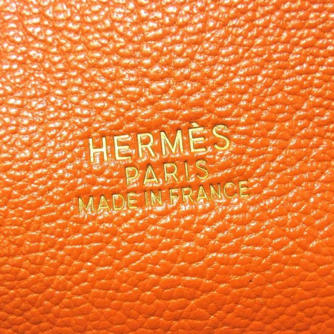 Hermes(エルメス)のHERMES(エルメス) ハンドバッグ プリュム28 オレンジ ゴールド金具 ヴォーガリバー レディースのバッグ(ハンドバッグ)の商品写真