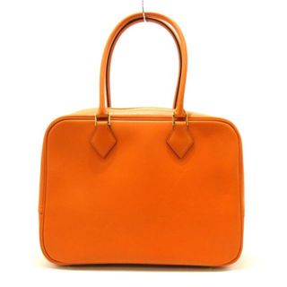 エルメス(Hermes)のHERMES(エルメス) ハンドバッグ プリュム28 オレンジ ゴールド金具 ヴォーガリバー(ハンドバッグ)