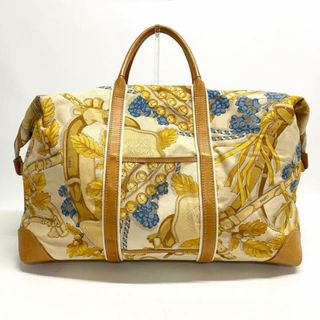 ロエベ(LOEWE)のLOEWE(ロエベ) ボストンバッグ - ベージュ×ブラウン×マルチ 本体ロックなし キャンバス×レザー(ボストンバッグ)