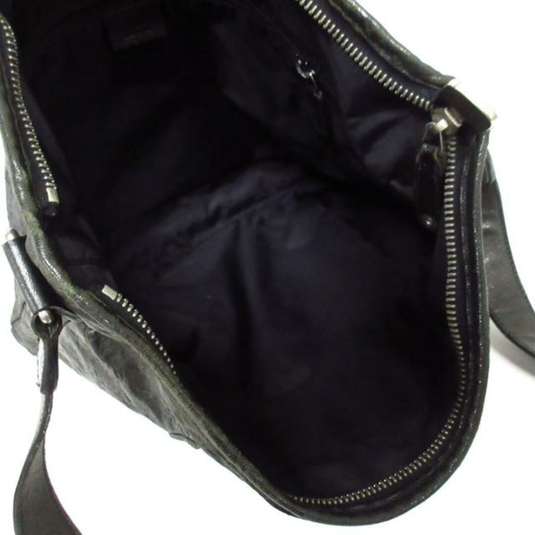 Gucci(グッチ)のGUCCI(グッチ) ショルダーバッグ シマライン 190279 黒 レザー レディースのバッグ(ショルダーバッグ)の商品写真