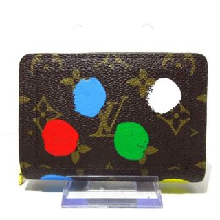 ルイヴィトン(LOUIS VUITTON)のLOUIS VUITTON(ルイヴィトン) 2つ折り財布 ルイ・ヴィトン×草間彌生新品同様  LV×YKポルトフォイユルー M81981 モノグラム×マルチ 立体的なドット･ペイントを施したモノグラム･キャンバス(財布)