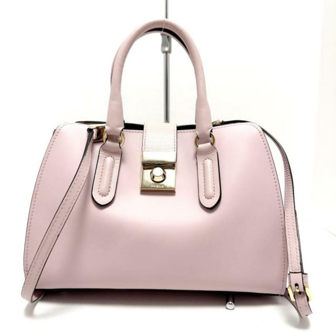 Furla(フルラ)のFURLA(フルラ) ハンドバッグ美品  ピンク レザー レディースのバッグ(ハンドバッグ)の商品写真