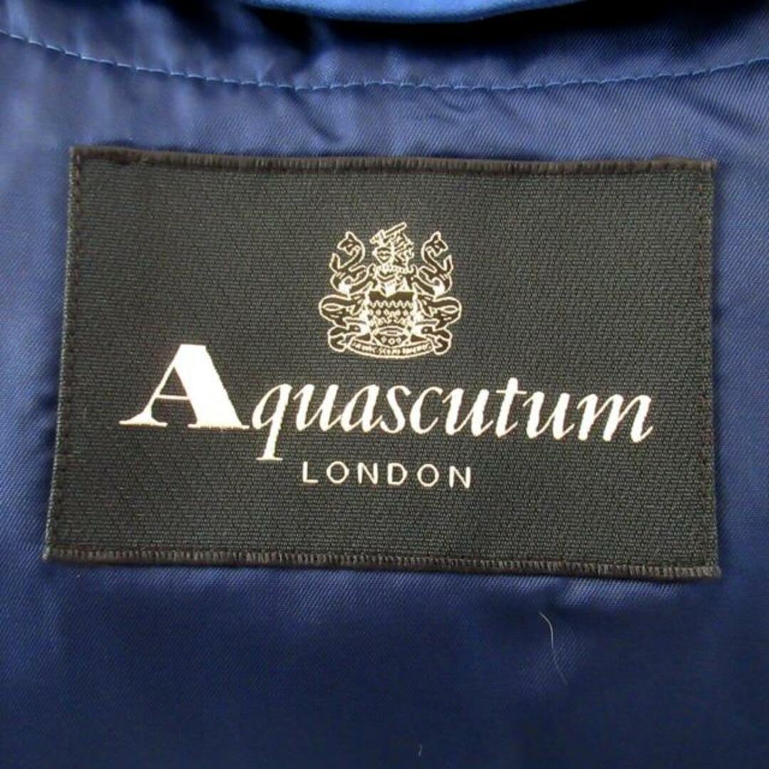 AQUA SCUTUM(アクアスキュータム)のAquascutum(アクアスキュータム) トレンチコート レディース ブルー レディースのジャケット/アウター(トレンチコート)の商品写真