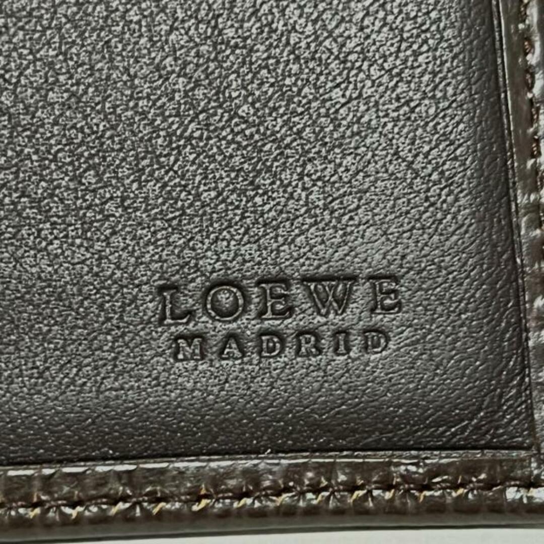 LOEWE(ロエベ)のLOEWE(ロエベ) 名刺入れ - ダークブラウン レザー レディースのファッション小物(名刺入れ/定期入れ)の商品写真