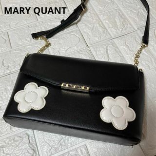 マリークワント(MARY QUANT)の美品 MARY QUANT マリークワント デイジー チェーン ショルダーバッグ(ショルダーバッグ)