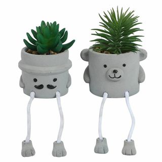 【色: Hige & Kuma】lifactlab. 観葉植物 フェイク フェイ(その他)