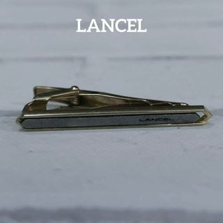 LANCEL - 【匿名配送】ランセル タイピン シルバー シンプル ロゴ ゴールド