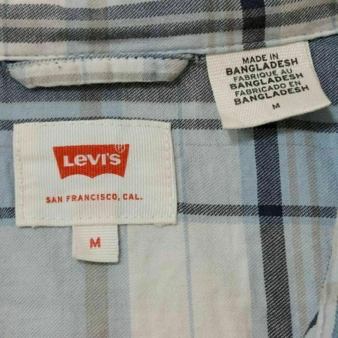 Levi's(リーバイス)のw99 US古着 Levi's リーバイス 長袖シャツ 両胸ポケット チェック柄 メンズのトップス(シャツ)の商品写真