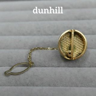 ダンヒル(Dunhill)の【匿名配送】 ダンヒル ピンブローチ ゴールド ロゴ(カフリンクス)