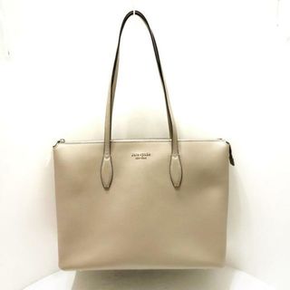 ケイトスペードニューヨーク(kate spade new york)のKate spade(ケイトスペード) トートバッグ ブリーカー ラージ ジップ トップ トート PXR00387 ベージュ レザー(トートバッグ)