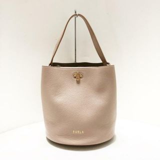 Furla - FURLA(フルラ) ハンドバッグ美品  - ピンクベージュ レザー