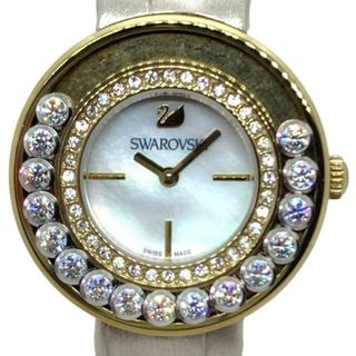 SWAROVSKI - SWAROVSKI(スワロフスキー) 腕時計 ラブリークリスタル 5027203 レディース スワロフスキークリスタルベゼル ホワイトシェル