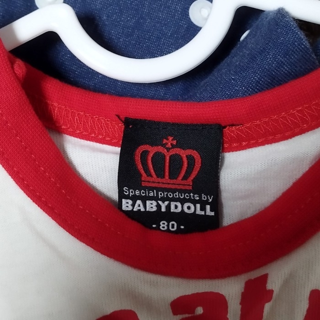 BABYDOLL(ベビードール)のロンパース　80　BABYDOLL キッズ/ベビー/マタニティのベビー服(~85cm)(ロンパース)の商品写真