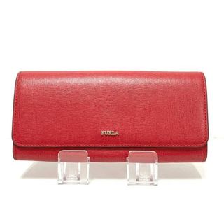 フルラ(Furla)のFURLA(フルラ) 長財布 - レッド レザー(財布)