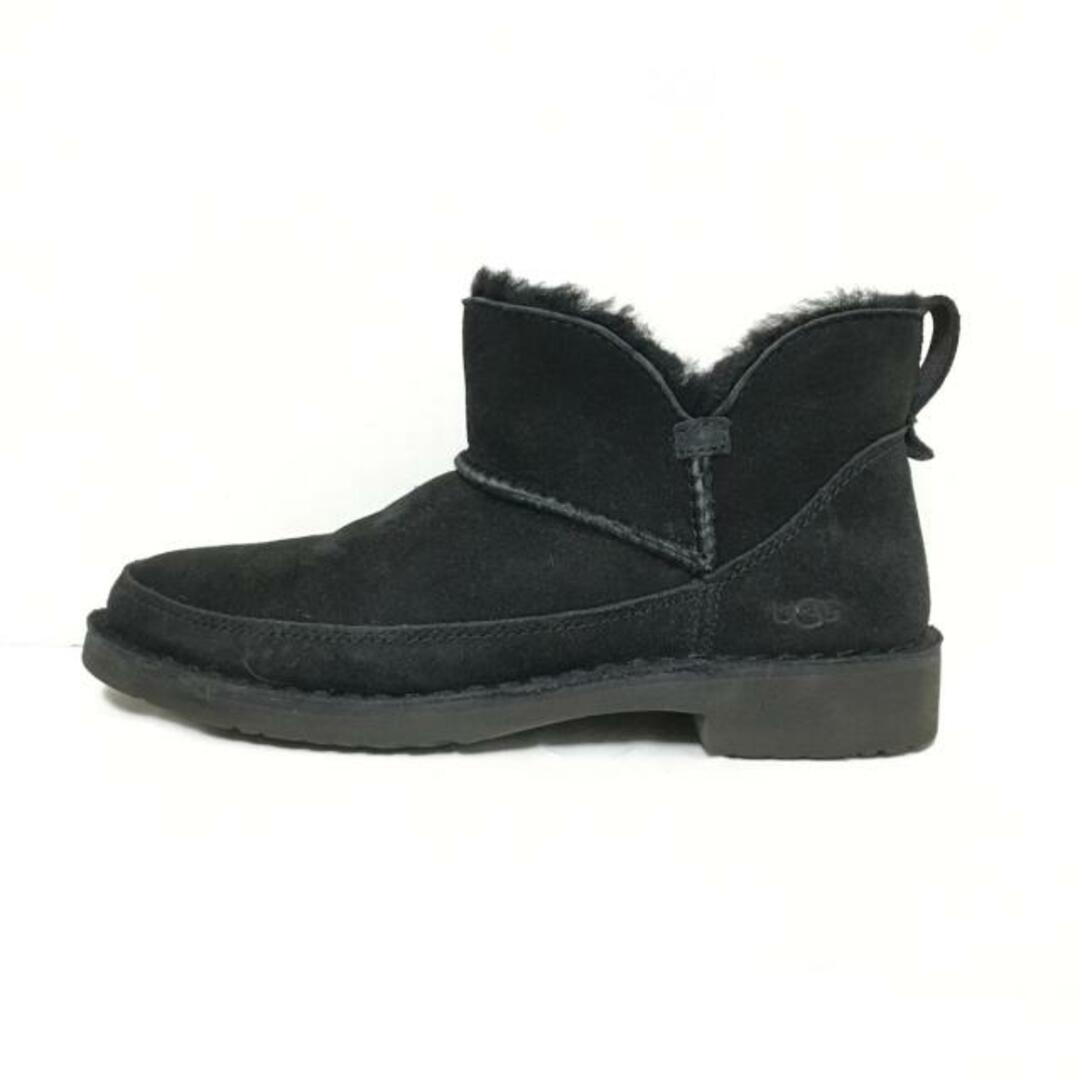 UGG(アグ)のUGG(アグ) ショートブーツ 23.5 レディース - 1103807 黒 ムートン レディースの靴/シューズ(ブーツ)の商品写真