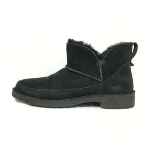 アグ(UGG)のUGG(アグ) ショートブーツ 23.5 レディース - 1103807 黒 ムートン(ブーツ)