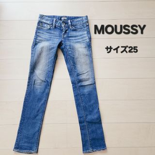 マウジー(moussy)のMOUSSY【サイズ25】デニム(デニム/ジーンズ)