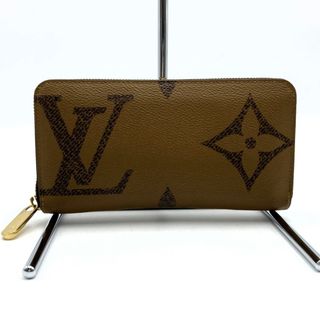 ルイヴィトン(LOUIS VUITTON)のルイ・ヴィトン M69353 ジッピー・ウォレット モノグラムジャイアント リバース 長財布 ロングウォレット ブラウン LOUIS VUITTON【中古】(財布)