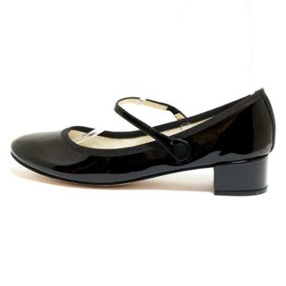 repetto(レペット) パンプス 40 レディース美品  - 黒 エナメル（レザー）