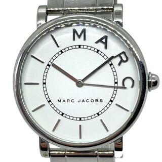 マークジェイコブス(MARC JACOBS)のMARC JACOBS(マークジェイコブス) 腕時計 - MJ3521 レディース 白(腕時計)