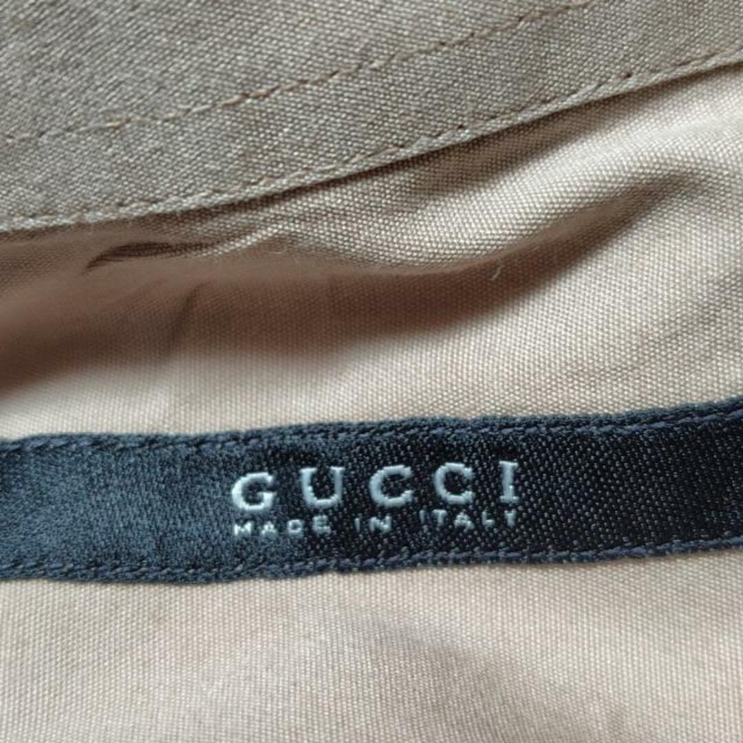 Gucci(グッチ)のGUCCI(グッチ) 長袖シャツ サイズ40 M メンズ - ベージュピンク メンズのトップス(シャツ)の商品写真