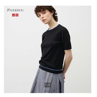 UNIQLO - ユニクロ　jwanderson クルーネックセーター　Ｌサイズ　ブラック