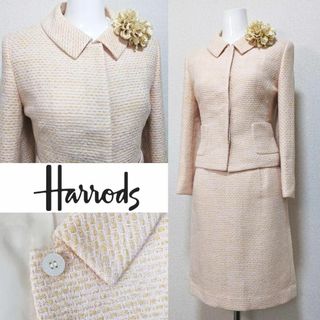 ハロッズ(Harrods)の⁑【美品】ハロッズ　セレモニースーツ　ほのかなラメ感　清楚な印象(スーツ)