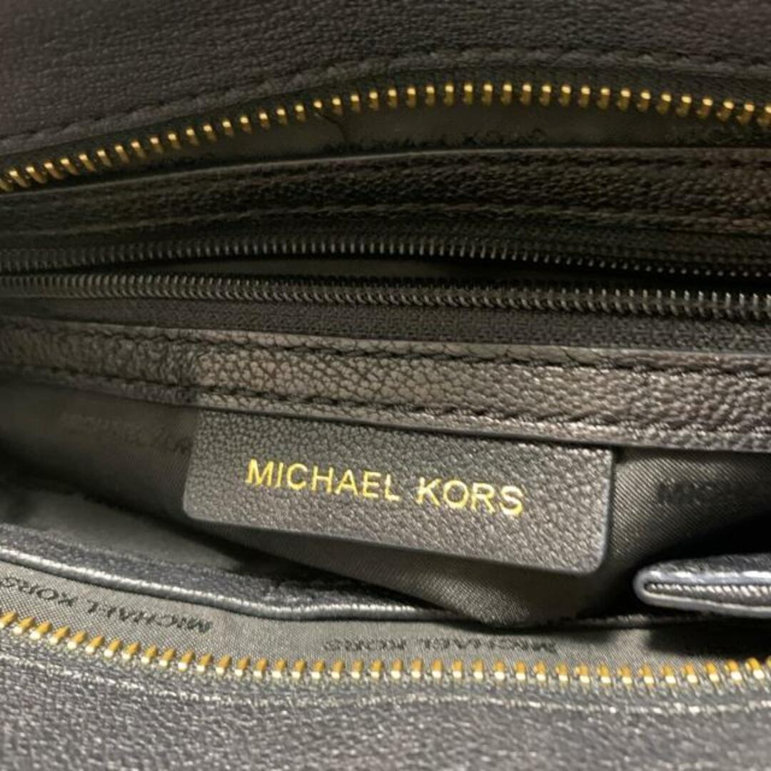 Michael Kors(マイケルコース)のMICHAEL KORS(マイケルコース) ハンドバッグ - 黒 レザー レディースのバッグ(ハンドバッグ)の商品写真