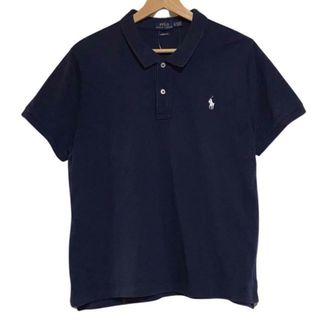 ポロラルフローレン(POLO RALPH LAUREN)のPOLObyRalphLauren(ポロラルフローレン) 半袖ポロシャツ サイズXL メンズ - ネイビー(ポロシャツ)