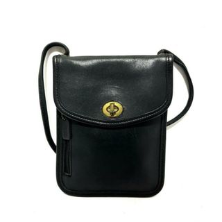 コーチ(COACH)のCOACH(コーチ) ショルダーバッグ - 6908 黒 レザー(ショルダーバッグ)