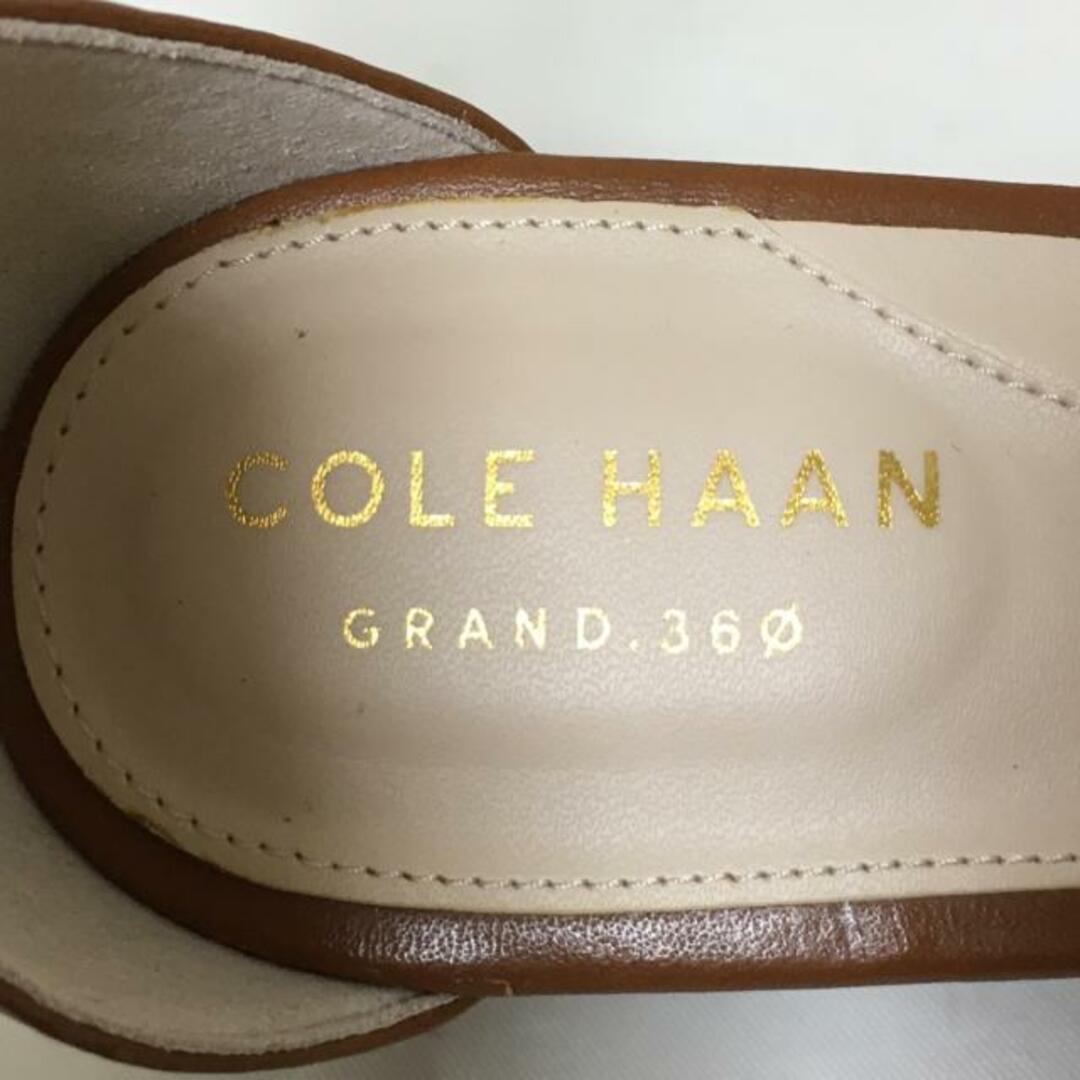 Cole Haan(コールハーン)のCOLE HAAN(コールハーン) パンプス 5 1/2B レディース - ダークブラウン レザー レディースの靴/シューズ(ハイヒール/パンプス)の商品写真